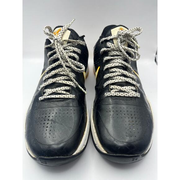 Nike Zoom Kobe 5 Del Sol Black Yellow Shoes Sneakers Mens Size 7.5 USED - Picture 5 of 9